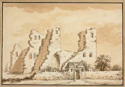 Burg Altena, in der Nähe von Delft, abgerissen 1572 von Abraham Rademaker
