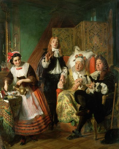 Der eingebildete Kranke, 1861 von Abraham Solomon