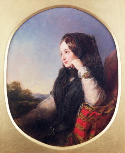 Porträt der Gräfin Eugenie (1826-1920), 1846 von Abraham Solomon