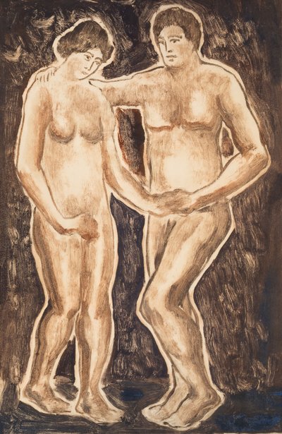 Figurenskizze, 1908 von Abraham Walkowitz