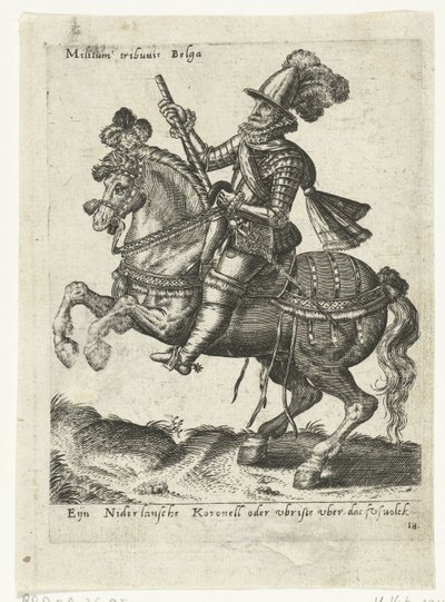 Niederländischer Reiter-Kommandant von Abraham de Bruyn (attributed to)