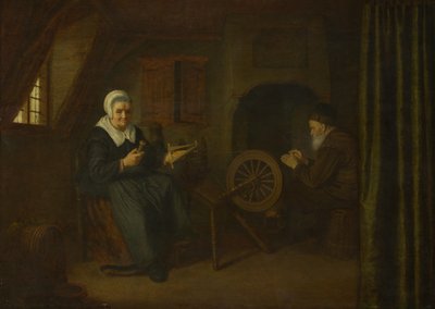 Tobit und Anna, ca. 1657-1658 von Abraham de Pape
