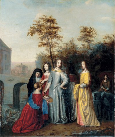 Auffindung des Moses von Abraham van Dyck