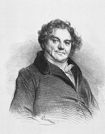Porträt von Vidocq von Achille Devéria
