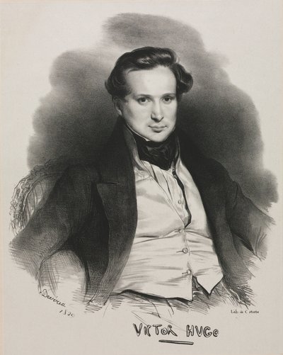 Victor Hugo, 1829 von Achille Devéria