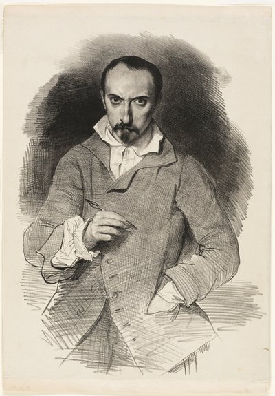 Selbstporträt von Achille Devéria