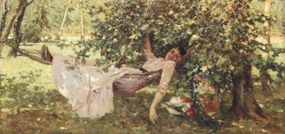 Junge Frau im Schatten von Achille Formis