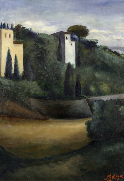 Villen in Fiesole von Achille Lega