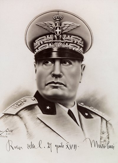 Benito Mussolini, 27.04.1931 von Achille Villani