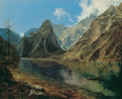 Der Königssee mit dem Watzmann von Adalbert Stifter