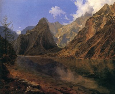 Königssee und der Watzmann von Adalbert Stifter