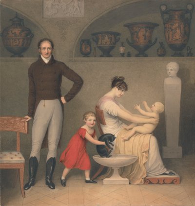 Der Künstler und seine Familie von Adam Buck