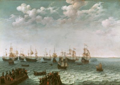 Abfahrt einer Kriegsflotte von Adam Willarts