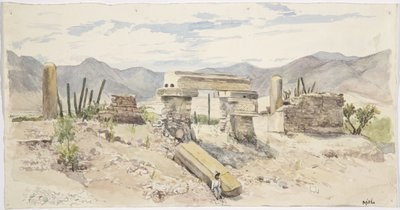 Ruinen in Mitla, Oaxaca, Mexiko von Adela Breton