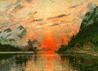Ein Fjord von Adelsteen Normann
