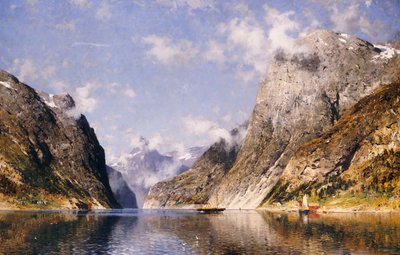 Ein norwegischer Fjord von Adelsteen Normann