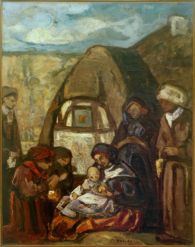 Anbetung von Adolf Holzel