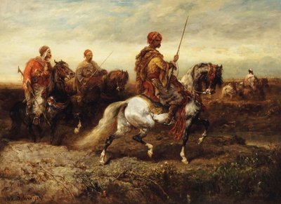 Arabische Reiter von Adolf Schreyer