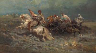 Die Stampede von Adolf Schreyer