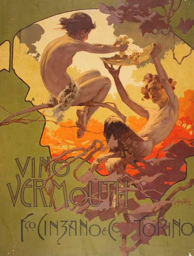 Wermut Cinzano, 1901 von Adolfo Hohenstein