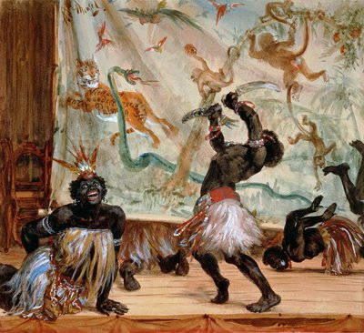 Die Zulus von Adolph Menzel