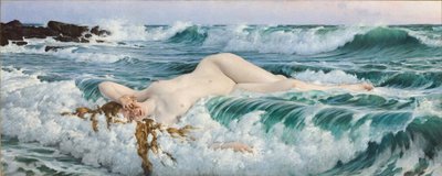 Aphrodite, um 1893 von Adolf Hiremy Hirschl