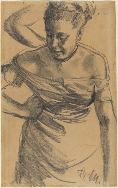 Studie einer Frau von Adolph Menzel
