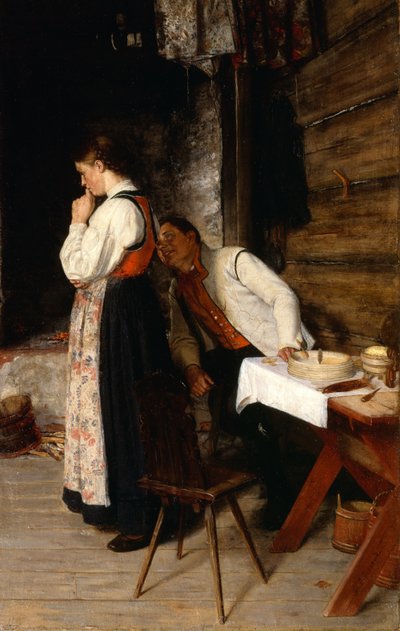 Beleidigt von Adolph Tidemand
