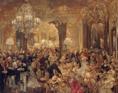 Das Ballsouper von Adolph Menzel