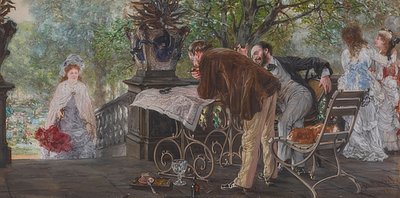 Reisepläne von Adolph Menzel