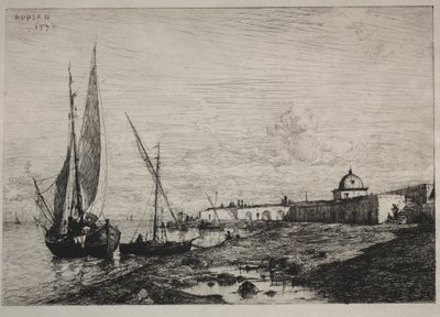 Der Hafen von San Remo, 1878 von Adolphe Appian