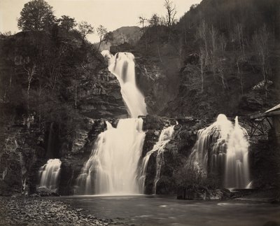 Reichenbachfälle, ca. 1860 von Adolphe Braun