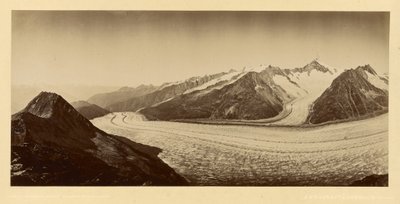 Verschneiter Gebirgspass von Adolphe Braun