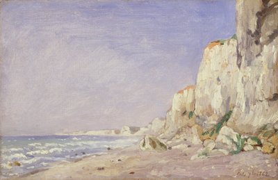 Klippen bei Dieppe, 1862 von Adolphe Felix Cals