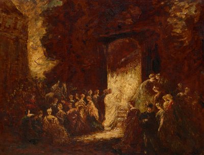Nachmittagsfest von Adolphe Joseph Thomas Monticelli