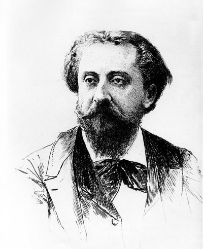 Catulle Mendès von Adolphe Lalauze