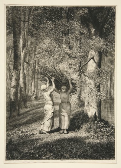 Zweigsammler von Adolphe Martial Potemont