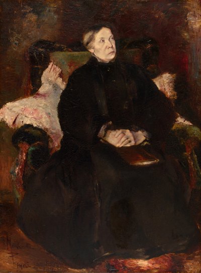 Porträt einer Dame von Adolphe Monticelli