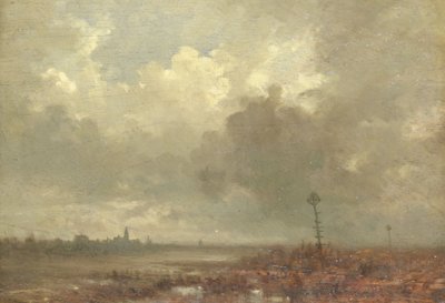Flussansicht bei Abend von Adolphe Mouilleron