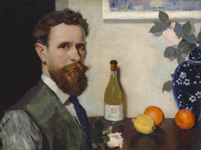 Selbstporträt, ca. 1917 von Adolphe Valette