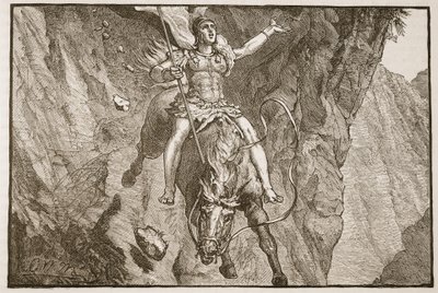 Das Opfer des Curtius von Adriaen Brouwer