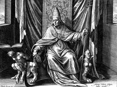 Papst Gregor I., der Große von Adriaen Collaert