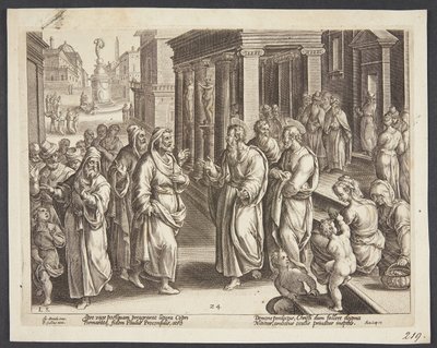 Die Blendung des Elymas von Adriaen Collaert