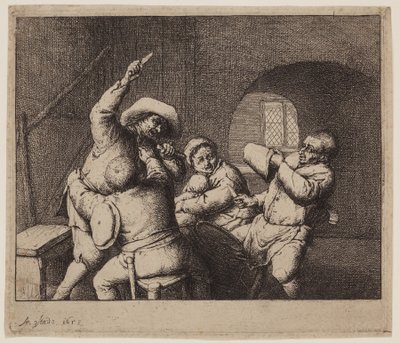 Messerstecherei von Adriaen Jansz. van Ostade