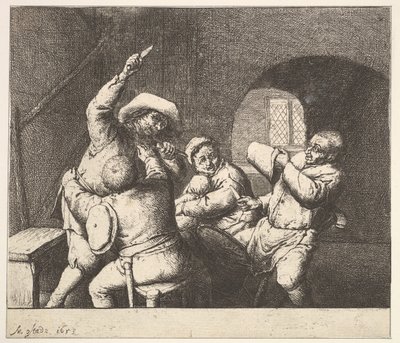 Der Messerstich von Adriaen Jansz. van Ostade