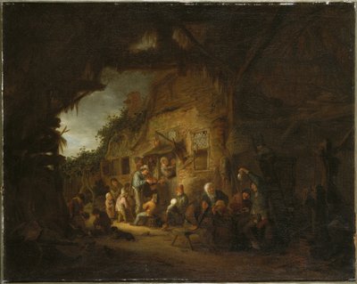 Der alte Geiger, 1641 von Adriaen Jansz. van Ostade