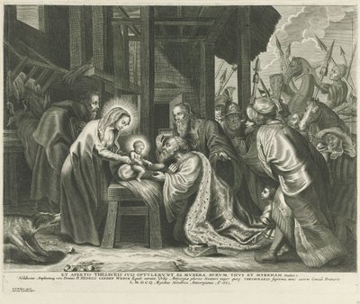 Anbetung der Könige von Adriaen Lommelin