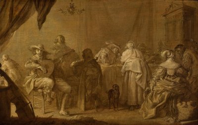 Eine musikalische Gesellschaft von Adriaen Pietersz van de Venne