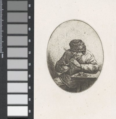 Büste einer lachenden Bäuerin von Adriaen van Ostade