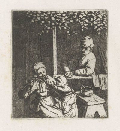 Kind greift nach einer Puppe von Adriaen van Ostade